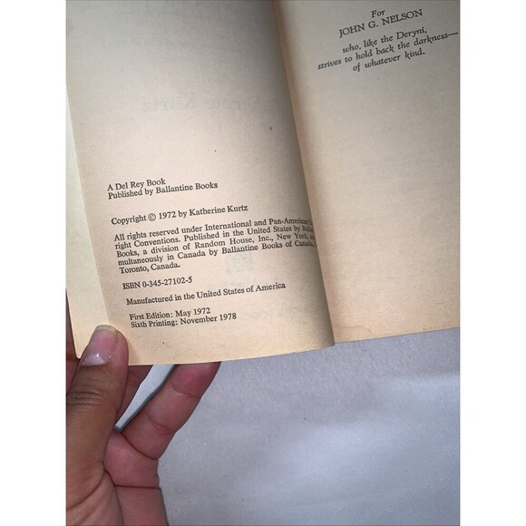 COMPLETE SET (3) KATHERINE KURTZ Books CHRONICLES OF DERYNI Series DERYNI RISING - Picture 11 of 14